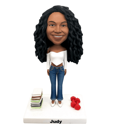Custom Female Bobblehead – Personalized Figure of Girlfriend & Mom