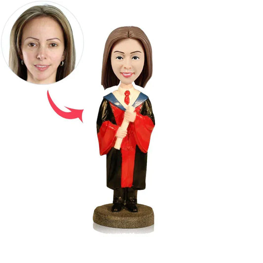 Fully Customizable Female Bobblehead-graduatiion.webp