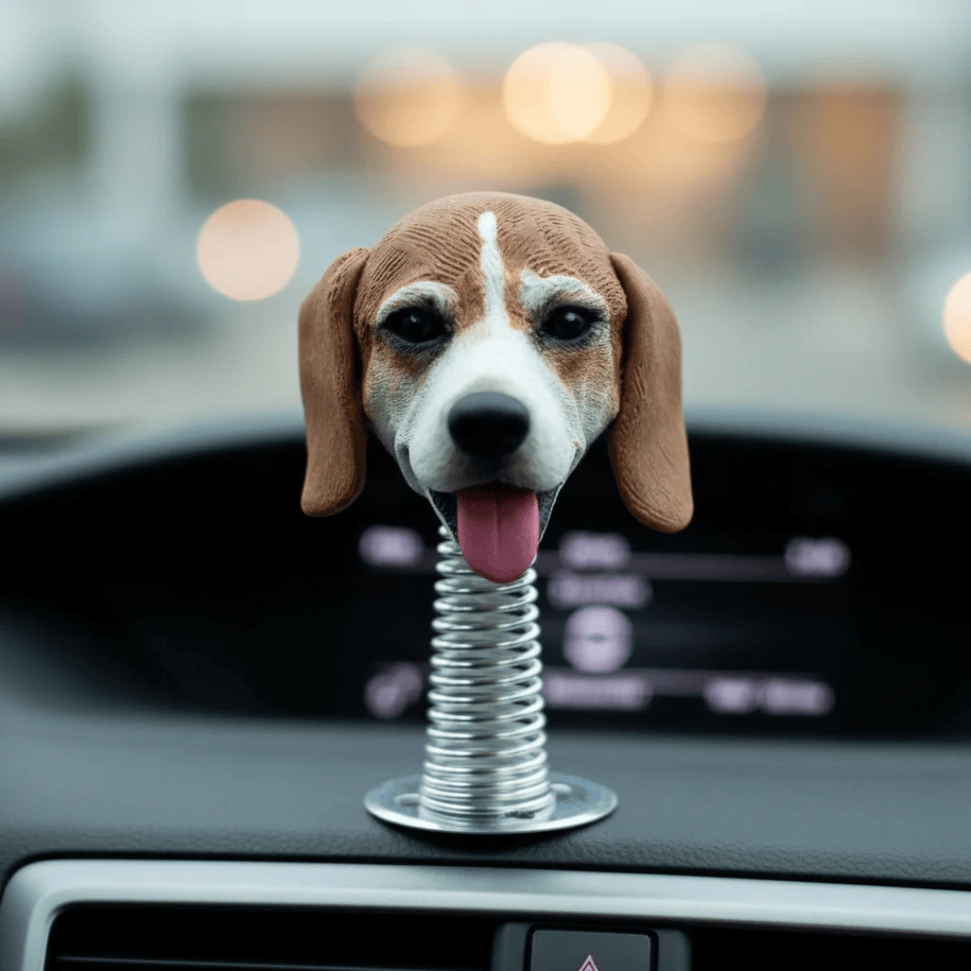 Custom Dog Dashboard Bobblehead | Personalized Car Decor