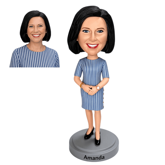 Custom Woman Bobblehead – Perfect Gift for Girlfriend, Wife & Mom