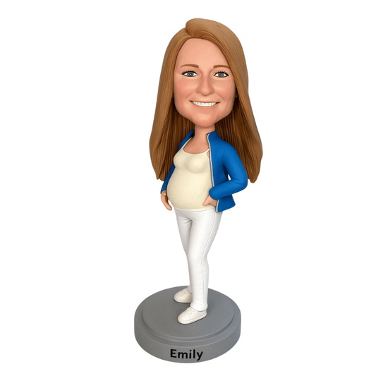 Custom Bobblehead for Her – Unique Gift for Girlfriend & Wife & Mom