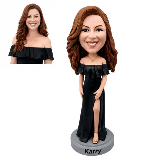 Custom Female Bobblehead Doll – Meaningful Gift for Girlfriend, Wife, Mom