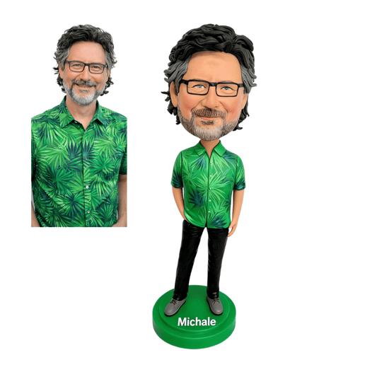 Custom Bobblehead From Photo – Personalized Gift for Him (Handmade)