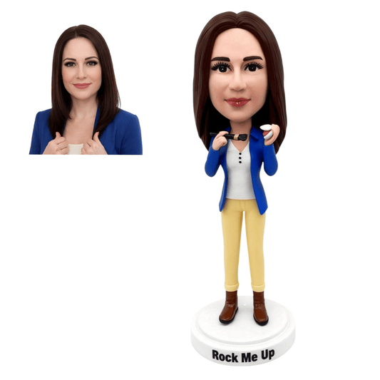 Custom Woman Bobblehead – Personalized Gift for Girlfriend, Wife & Mom