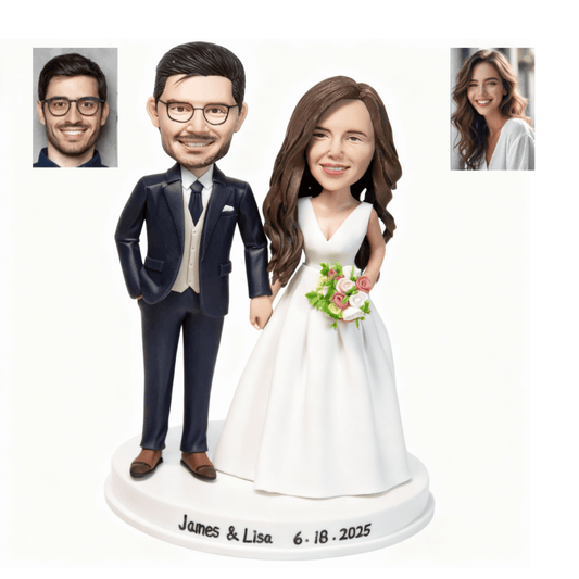 Fully Custom Couples Bobbleheads – A Fun & Meaningful Gift for Two!