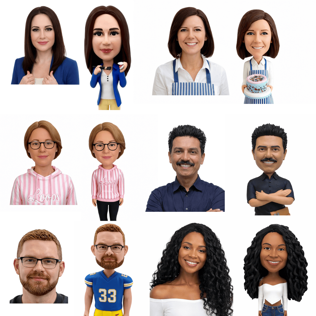 Custom Bobblehead From Photo – Personalized Gift for Him