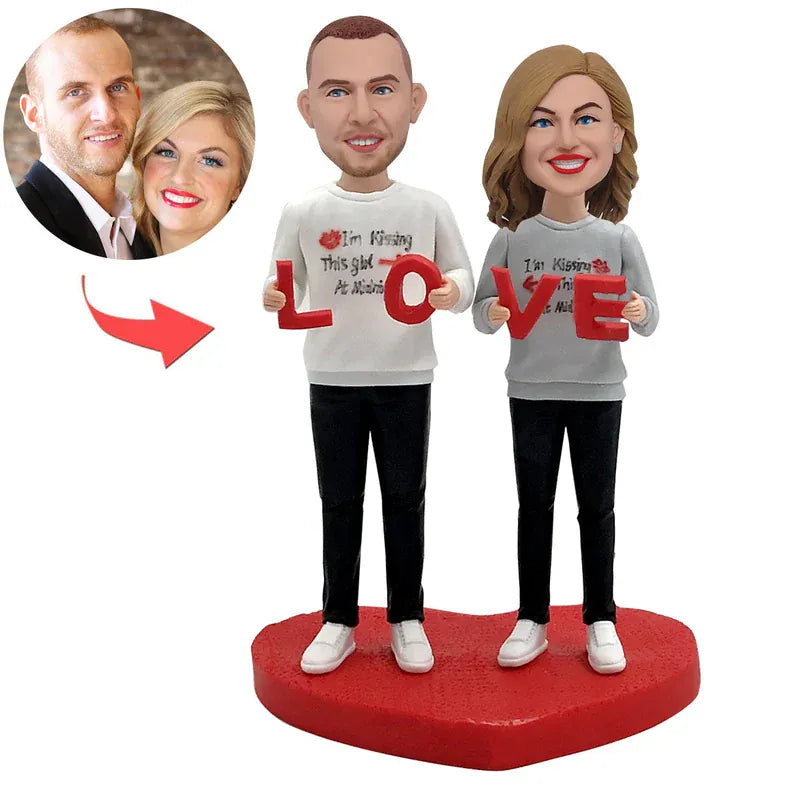Custom couple bobbleheads handcrafted from customer photos.webp