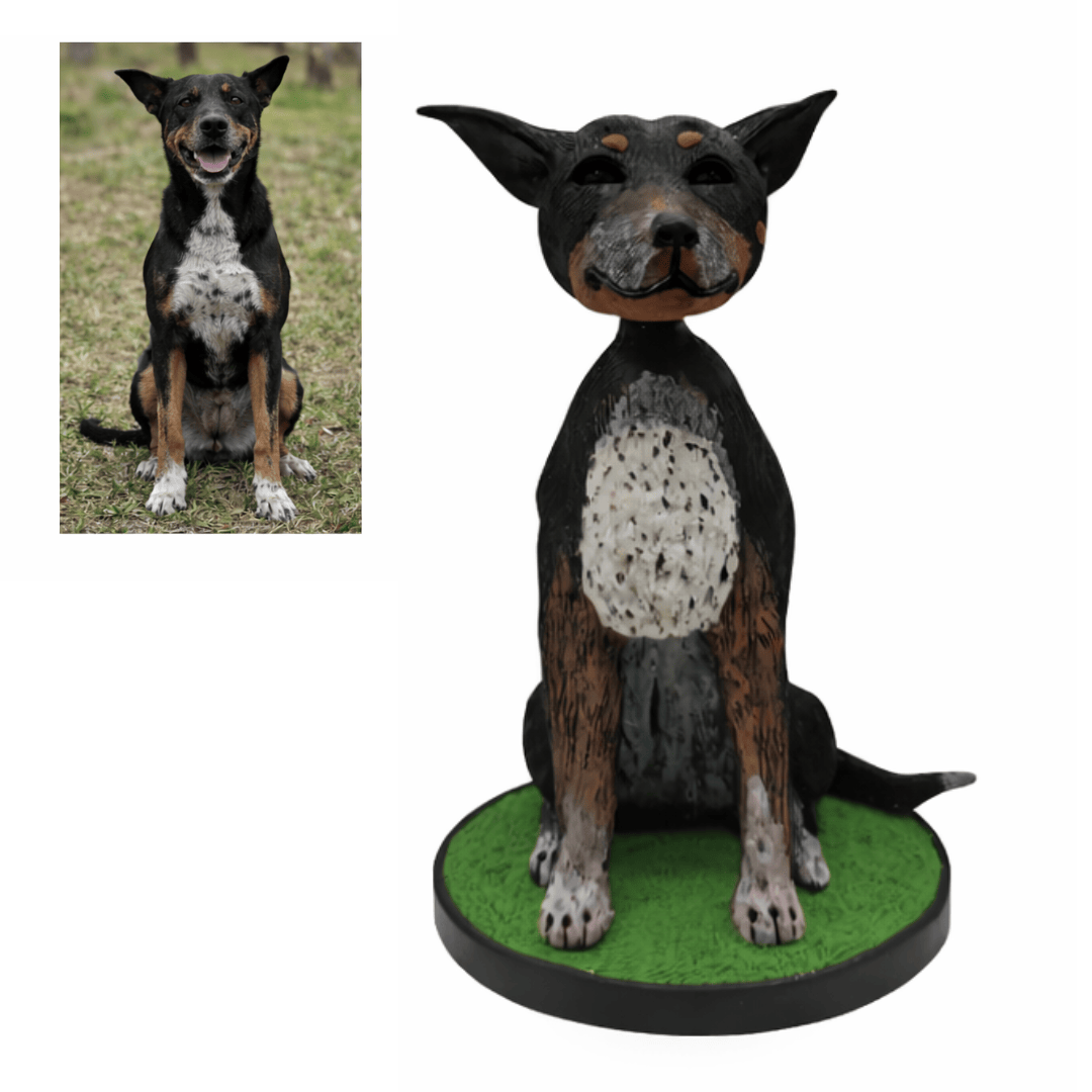 Custom Dog Figurine Bobblehead from Photo | Pet Lover Gift