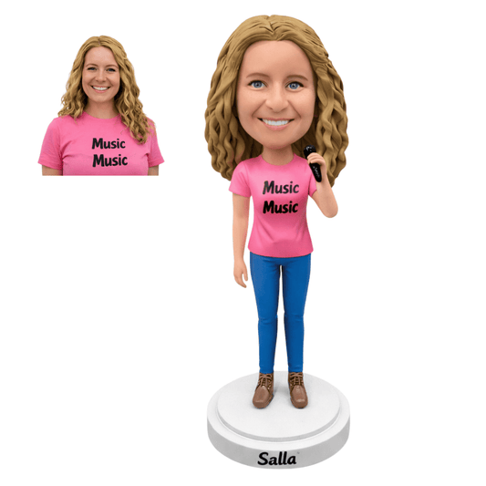 Custom Woman Bobblehead from Photo – Unique Gift for Wife,Girlfriend,Mom