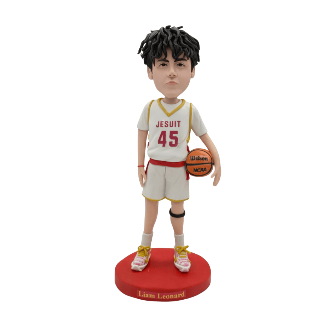 Custom Basketball Boy Bobblehead from Photo | Kids Sports Gift