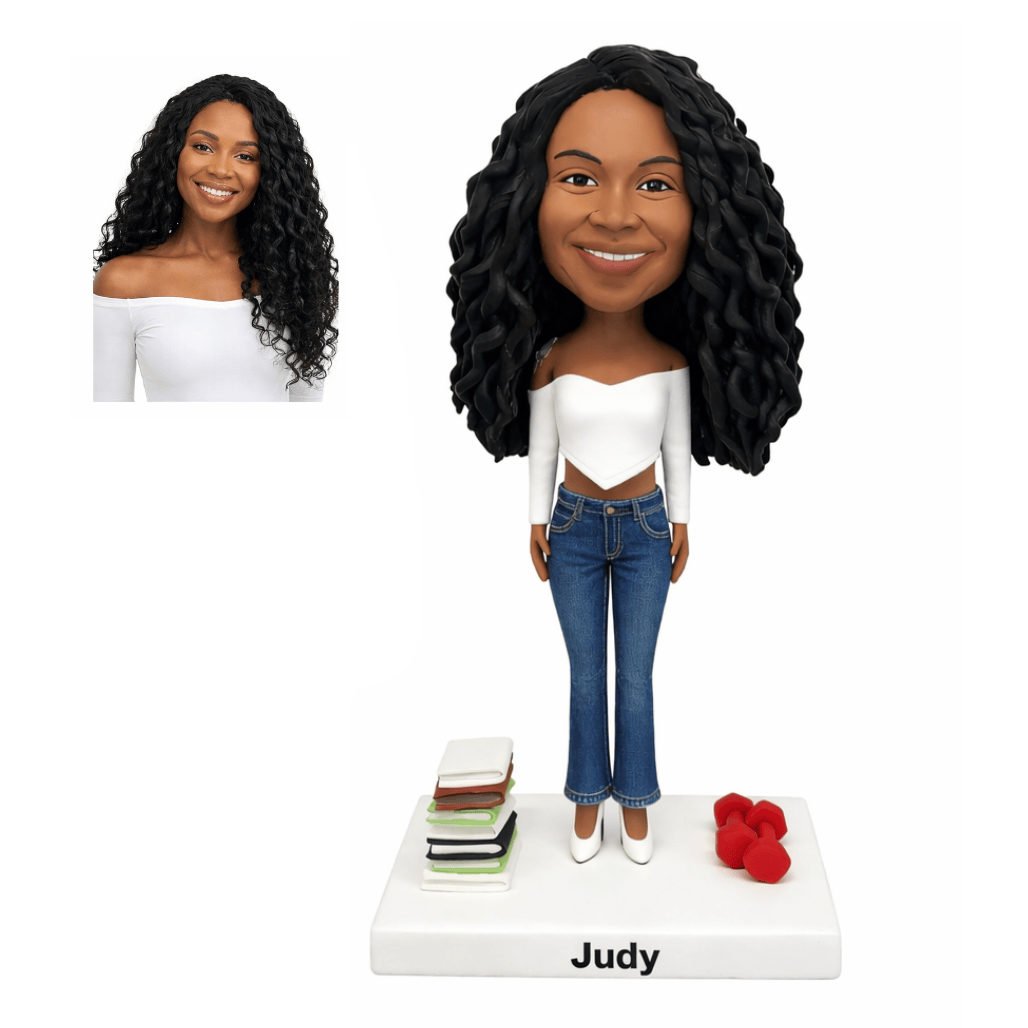 Fully Custom Female Bobblehead - Unique gift for every occasion!