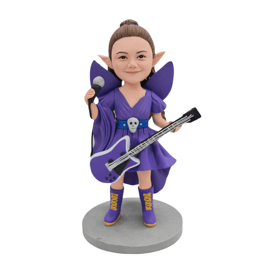 Custom Fairy Girl Figurine Bobblehead from Photo | Kids Gift