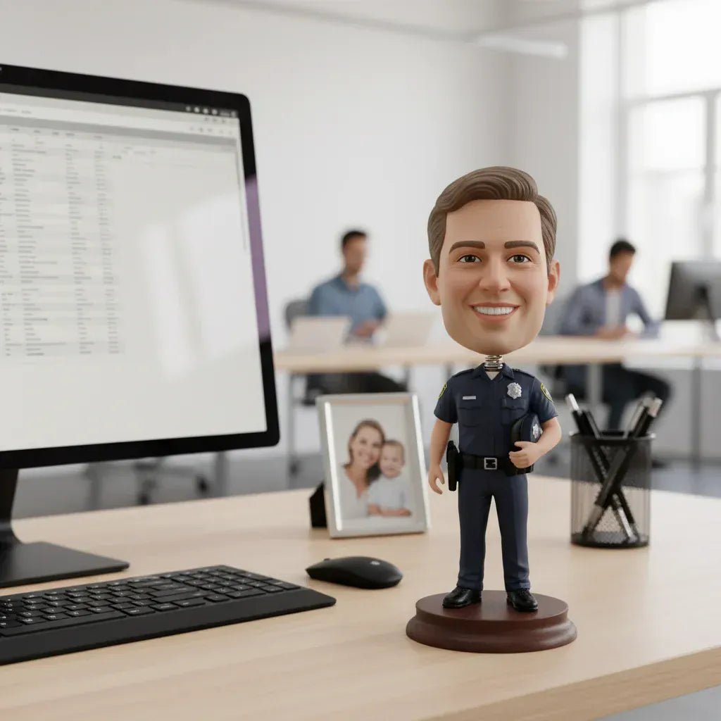 Custom Police Officer Bobblehead -2.webp