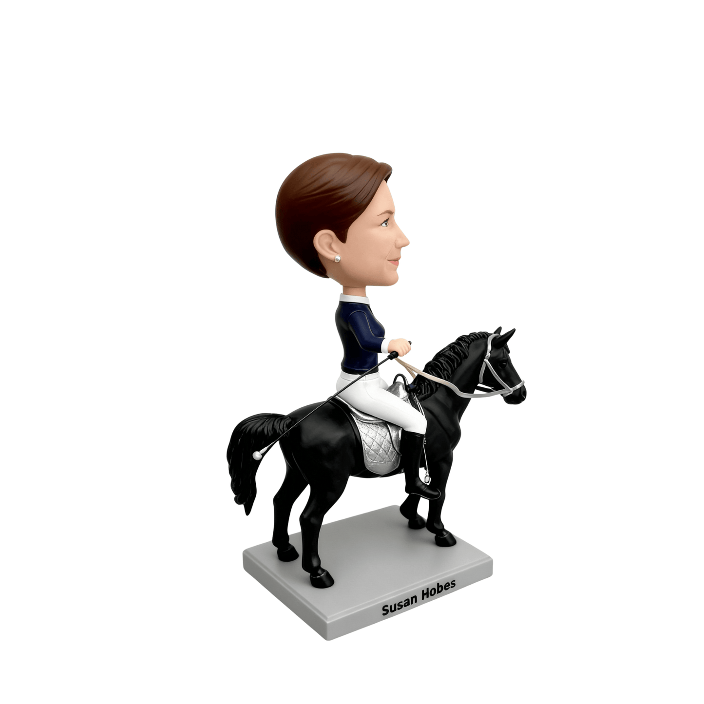 Custom Woman & Horse Bobblehead From Photo(1 person+1 horse )-Gifr For Wife, Girlfriend & Mom