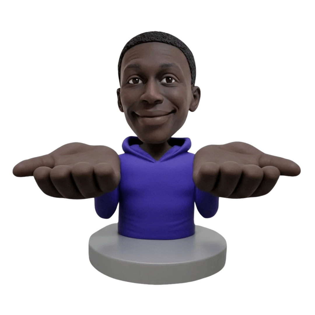 Custom Funny Big Head Bobblehead from Photo | Funny Gift