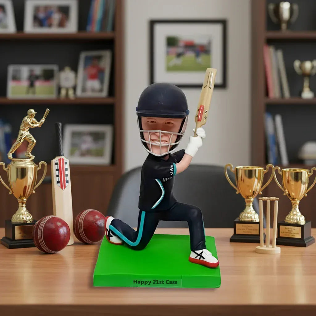 Personalized Cricket Player Bobblehead.webp