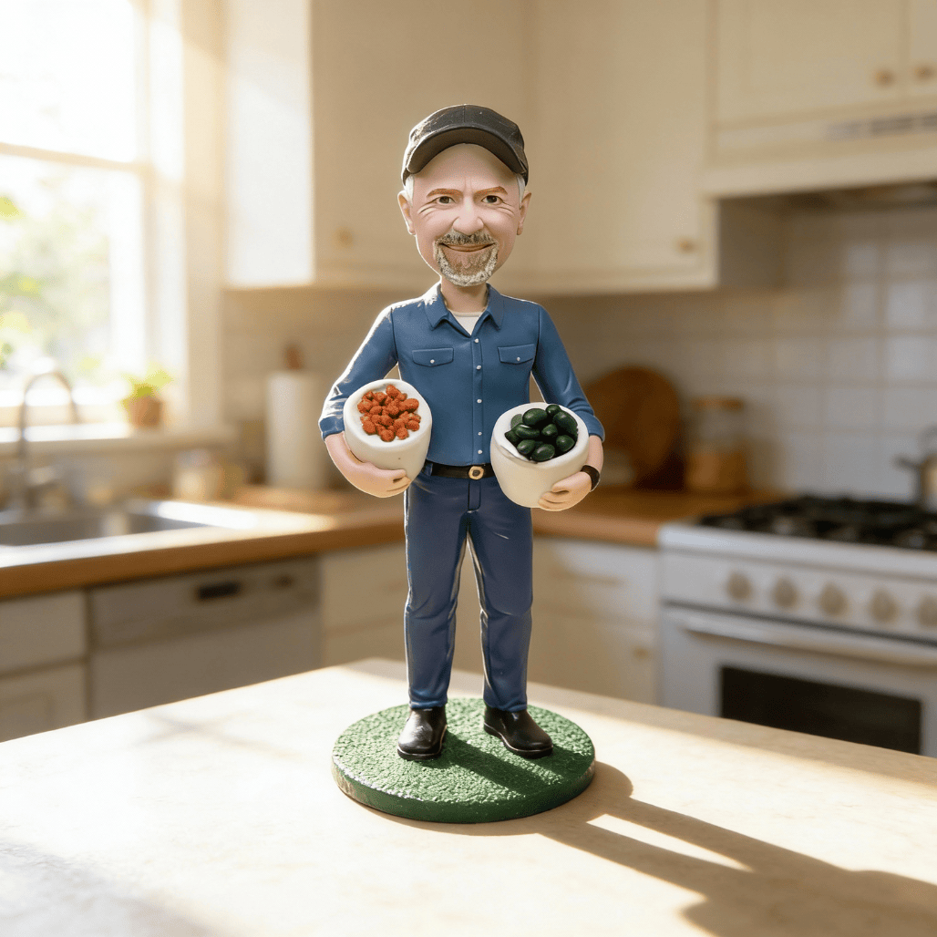 Custom Male Figurine Bobblehead from Photo | Gift for Him