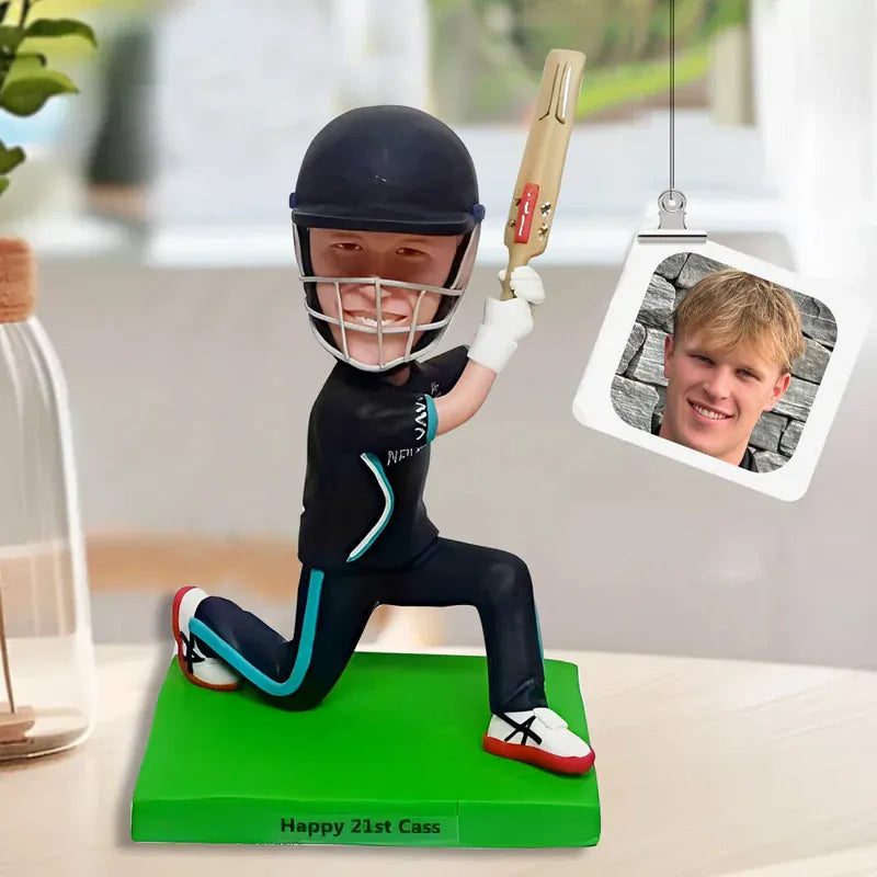 Personalized Cricket Player Bobblehead.webp