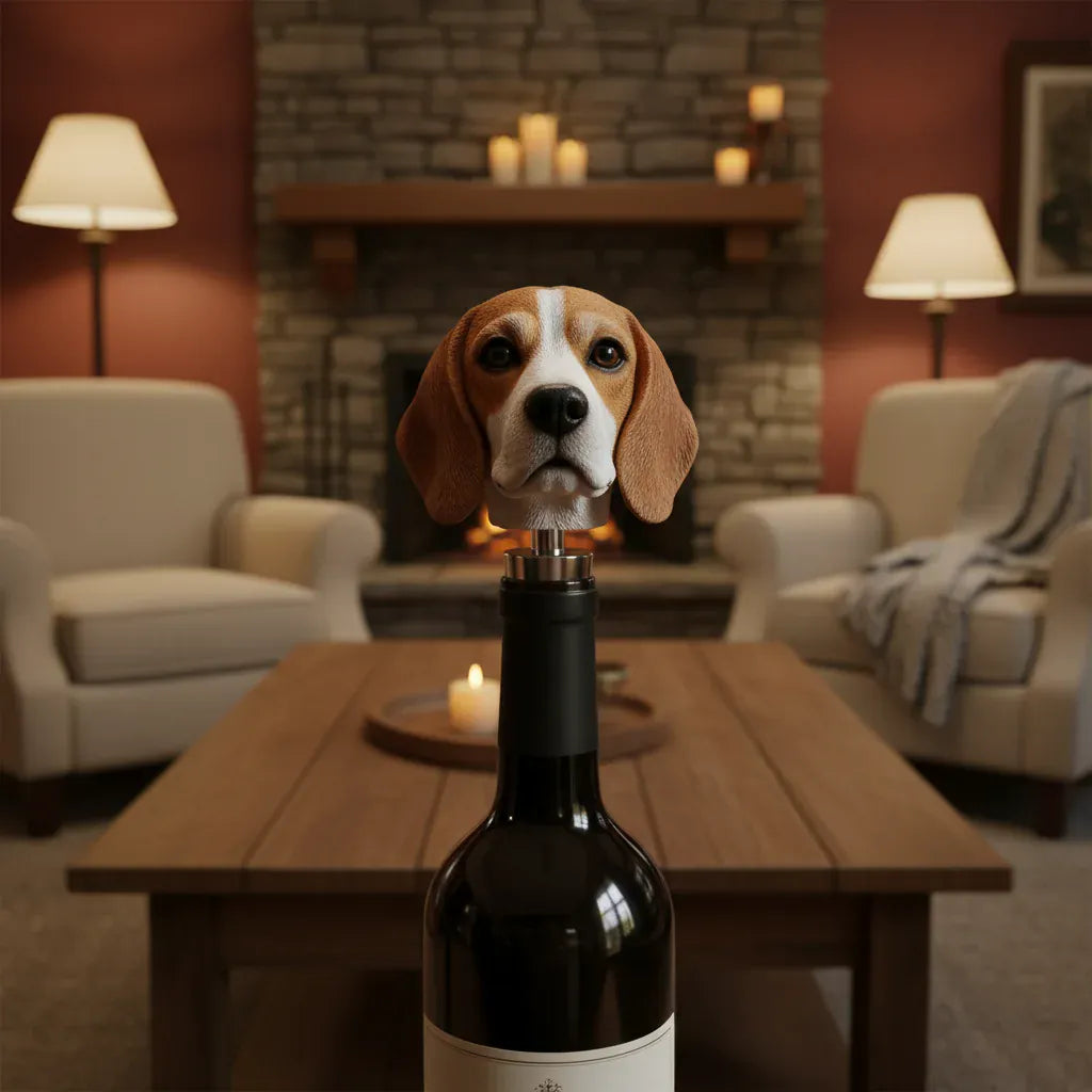 Custom Pet Bobblehead Wine Bottle Stoppers