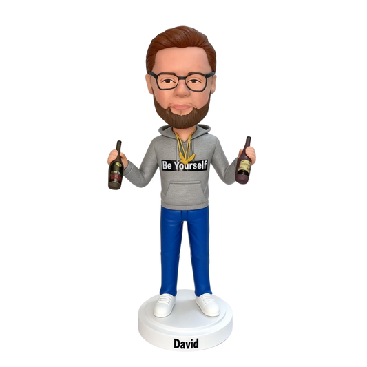 Custom Bobblehead From Photo – Funny Personalized Gift for Boyfriend, Husband, Dad & Friends (Handmade)