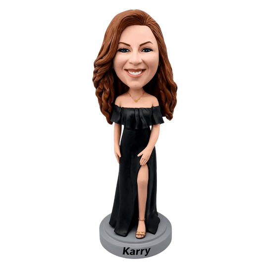 Custom Female Bobblehead Doll – Meaningful Gift for Girlfriend, Wife, Mom