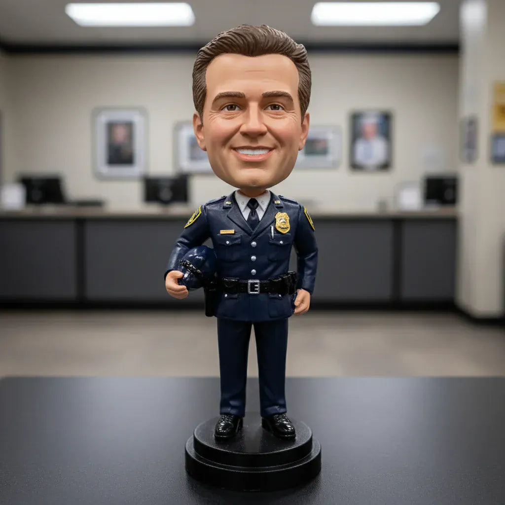 Custom Police Officer Bobblehead -4.webp