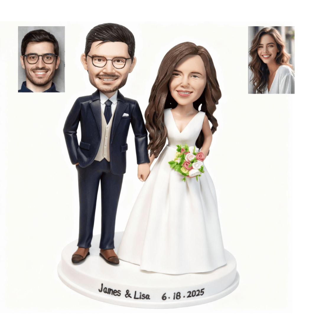 Fully Custom Couples Bobbleheads – A Fun & Meaningful Gift for Two!