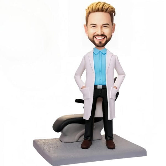 Custom Dentist Bobblehead from Photo | Office Gift