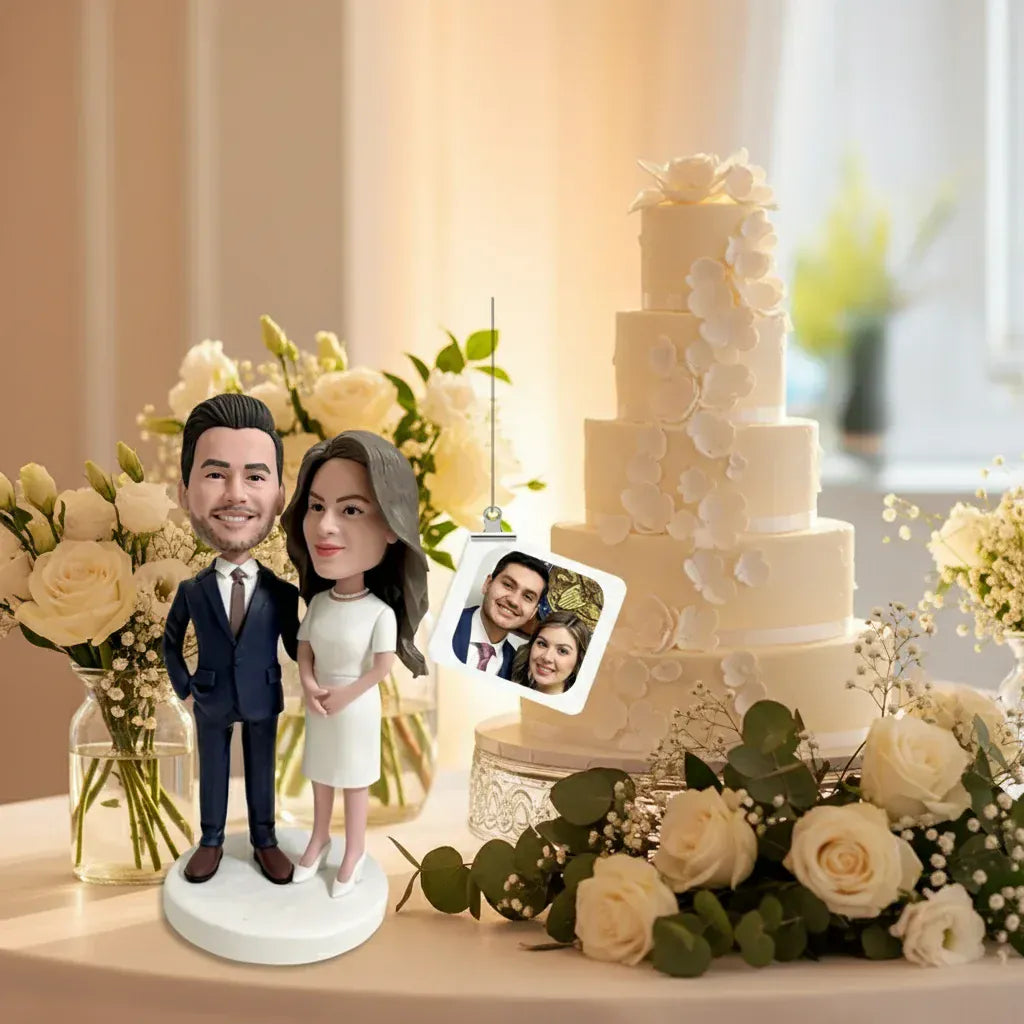Custom bride and groom miniature wedding sculpture.webp