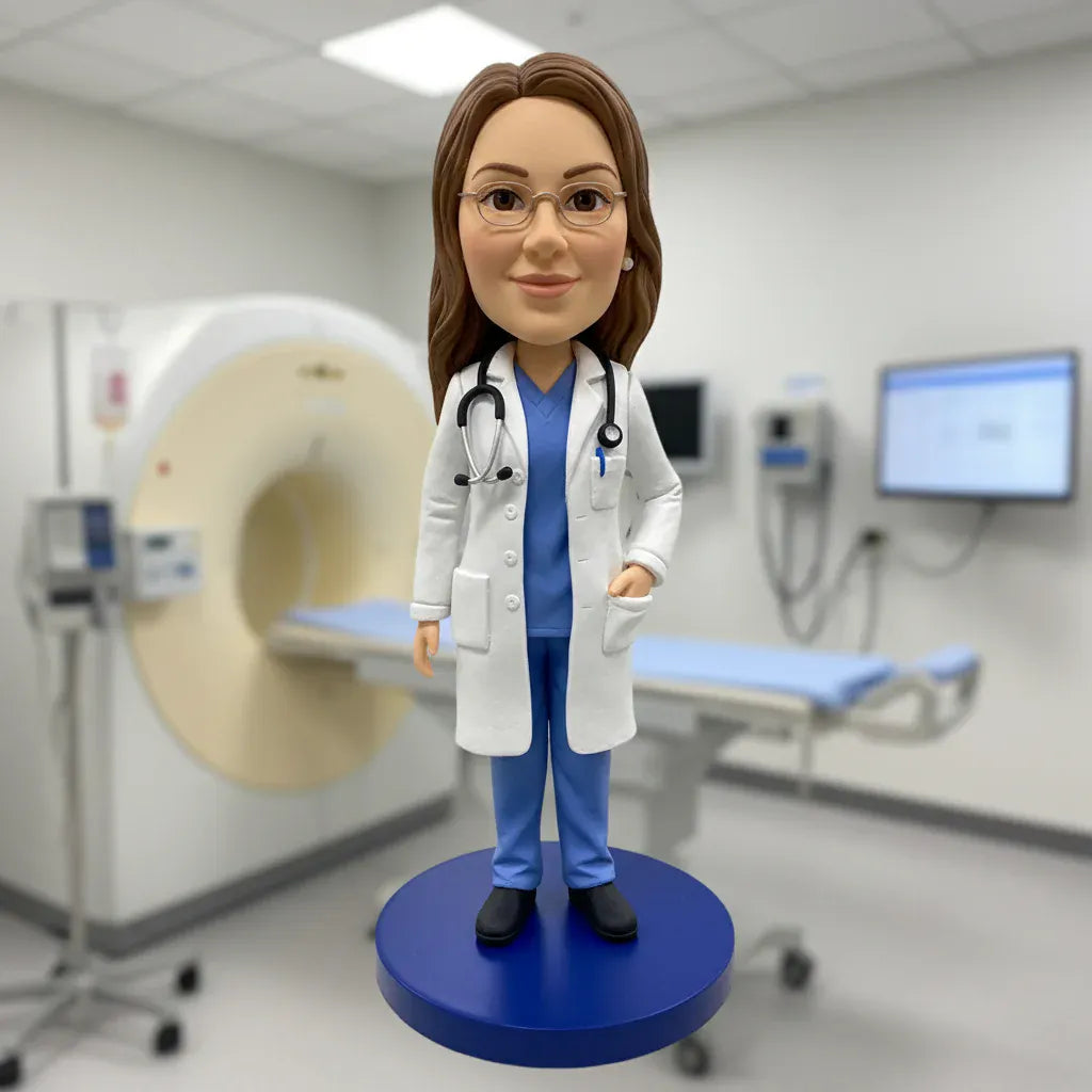 Fully Custom Female Doctor Bobblehead.webp