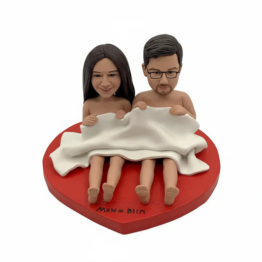 Custom Couple Bobblehead from Photo | Wedding Keepsake