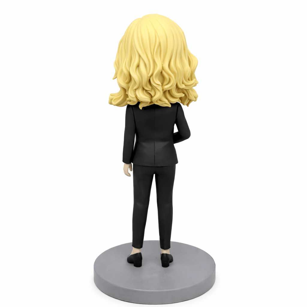 Custom Female Bobblehead for Boss – Personalized Executive Gift!
